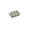 Insert HVE, Raccordement à vis, mâle, 12 pin, 16A, Polycarbonate, 24B|48B 